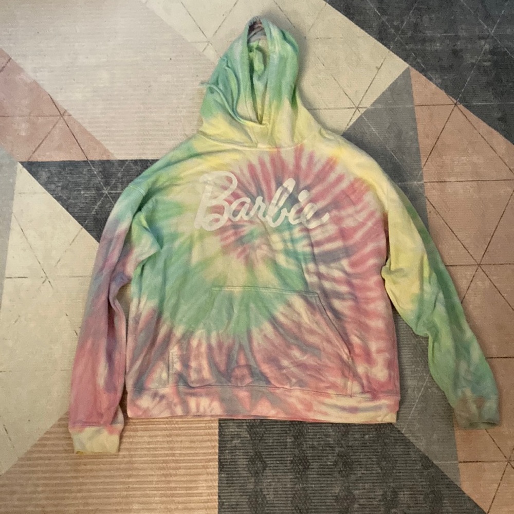 Tie-dye Barbie Hoodie Sweatshirt